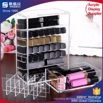 Großhandel Acryl Make-up-Organizer mit Schubladen, Plexiglas Make-up Pinselhalter